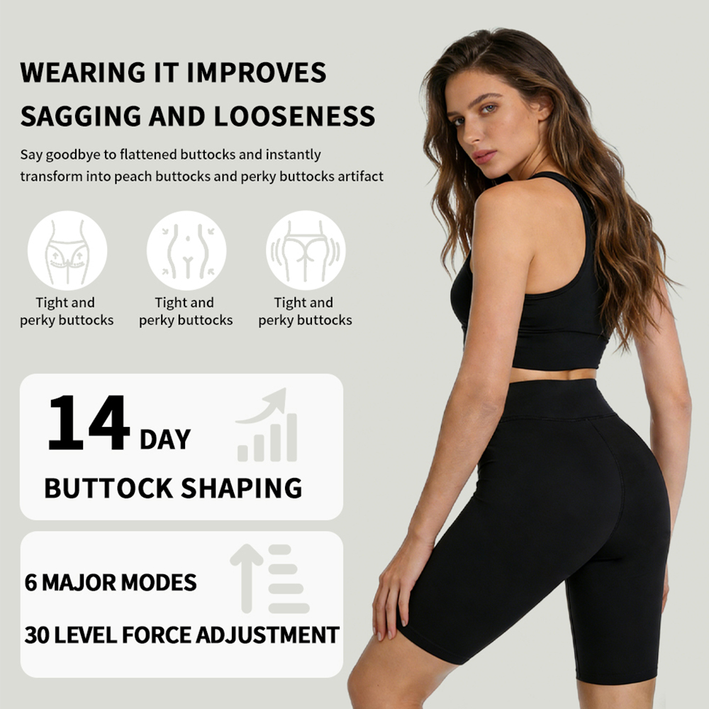 EMS Microcurrent Yoga Shorts B - Yoga Fitness Power Yoga ulasan dan harga