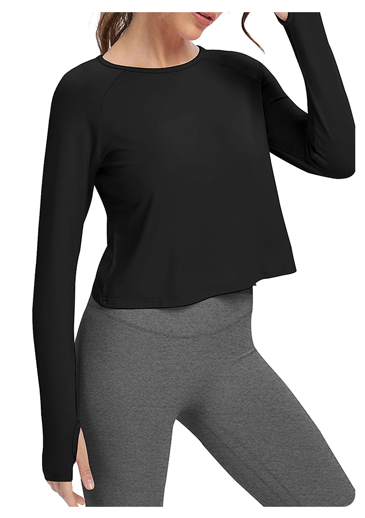 Women's Long Sleeve Yoga vest  - Yoga & Fitness With Denise ulasan dan harga