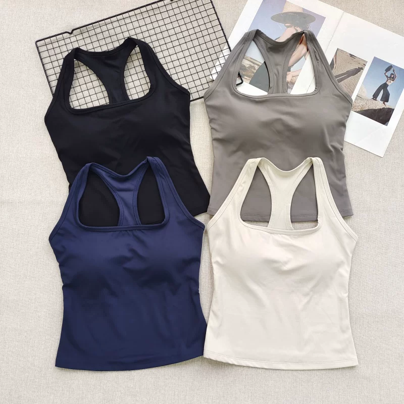 Women's Square Neck Racerback  - Yoga Fitness Tapis ulasan dan harga