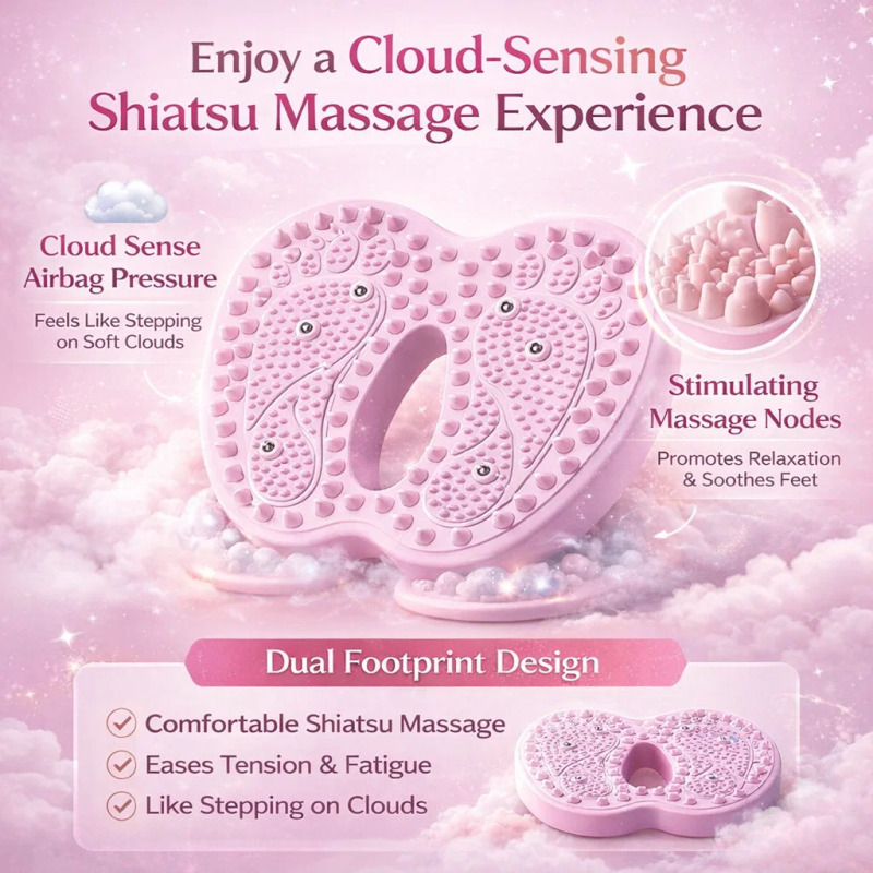 Inflatable Foot Massager Stepp - Yoga Fitness Tapis ulasan dan harga
