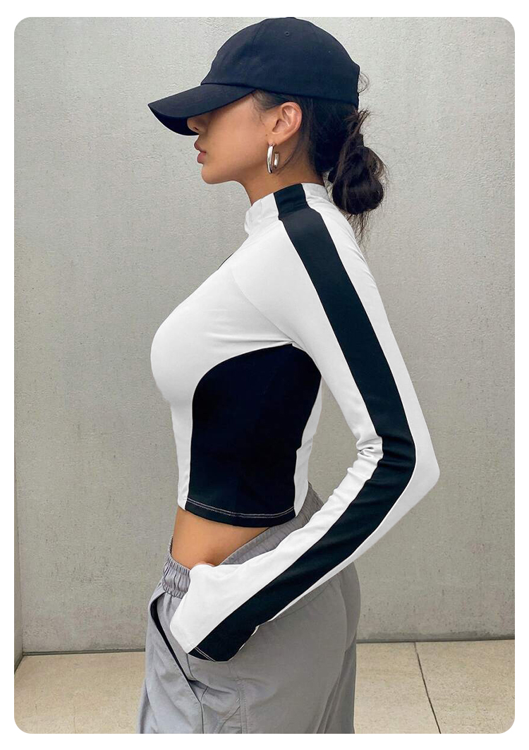 Yoga Clothes Stand Up Collar J - Yoga & Fitness With Denise ulasan dan harga