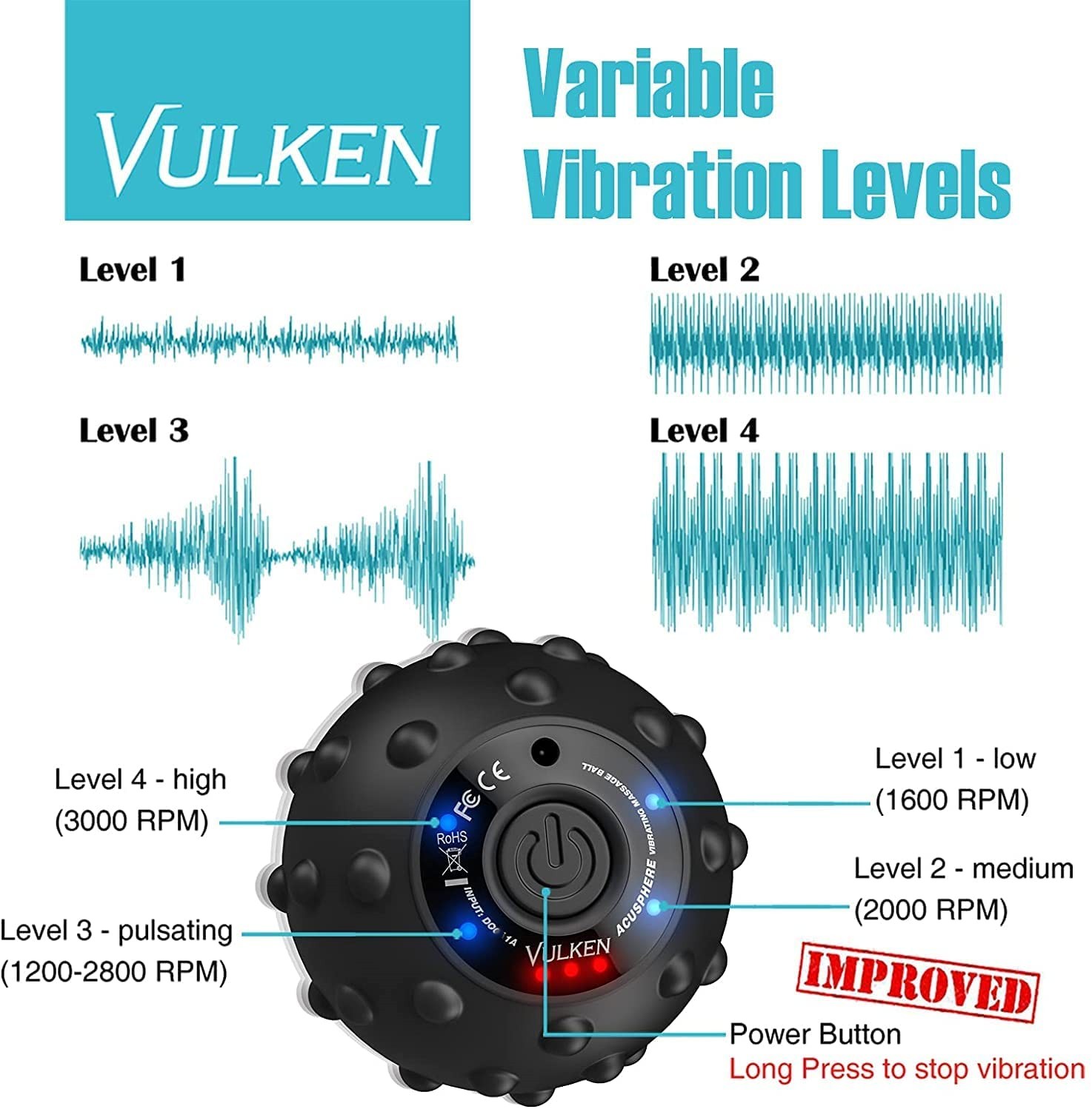 4 Speed High Intensity Vibrati - Yoga Fitness Power Yoga ulasan dan harga