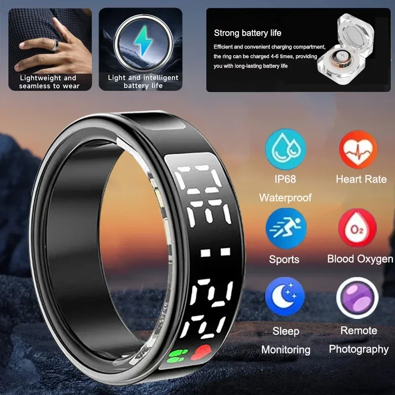 Smart Ring For Men Women Heart - Wrist Wraps Fitness ulasan dan harga