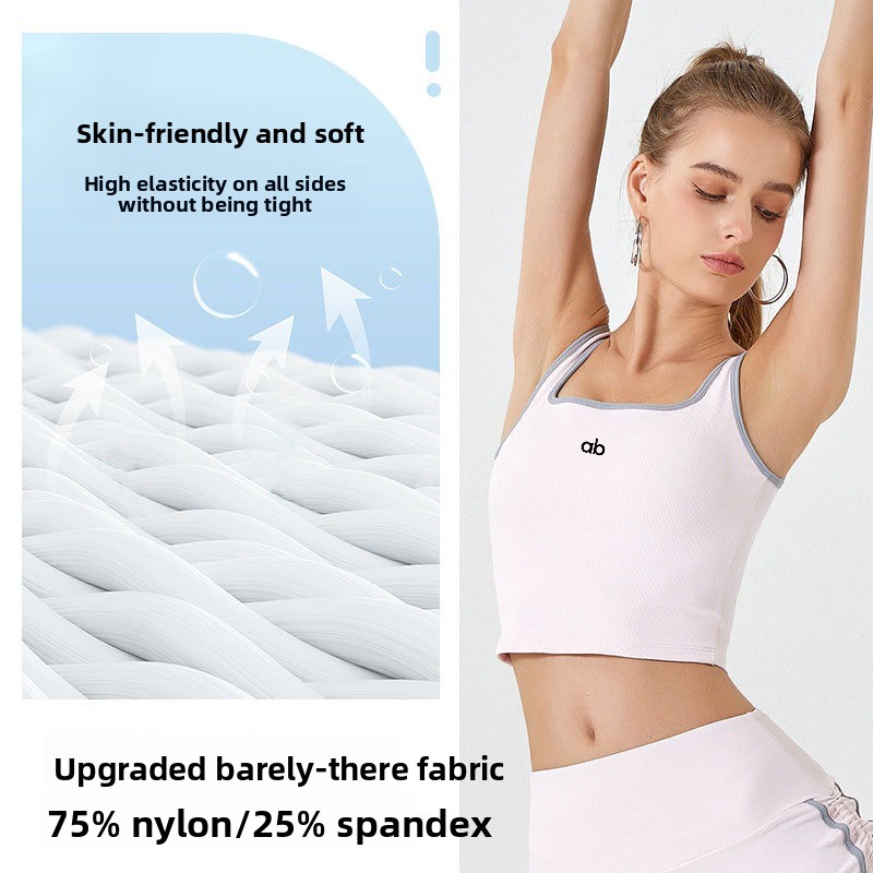 Women Summer Ribbed Yoga Tank  - Yoga Fitness Tapis ulasan dan harga