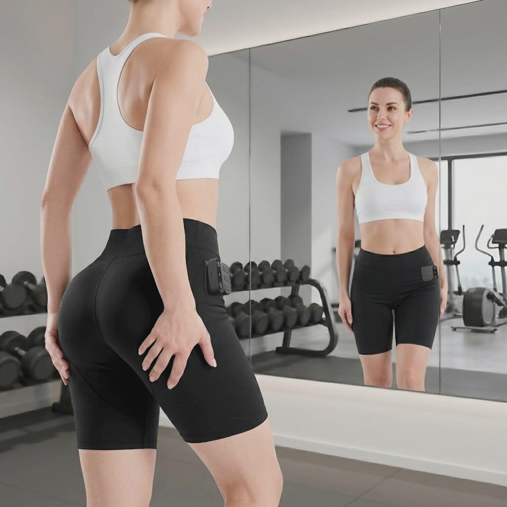 EMS Workout Shorts Electric Mu - Yoga Fitness Power Yoga ulasan dan harga