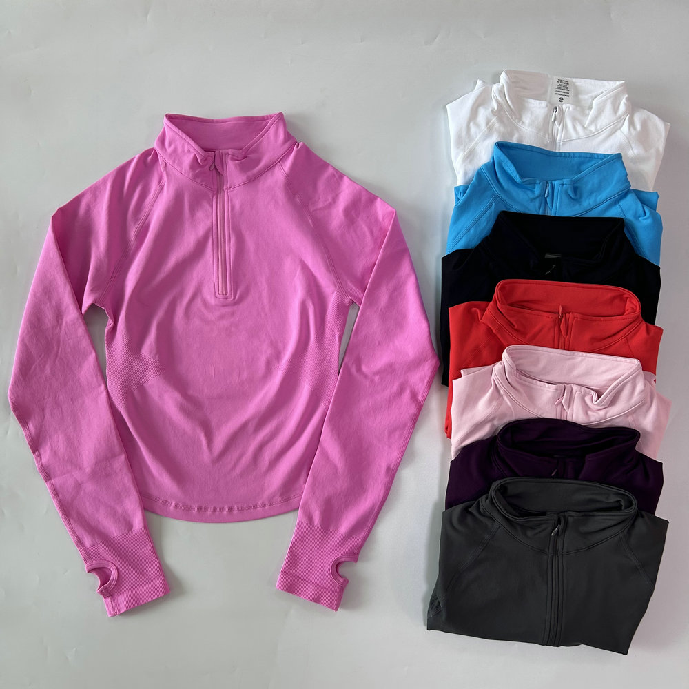 No Logo Yoga Jacket With Half  - Yoga & Fitness With Denise ulasan dan harga