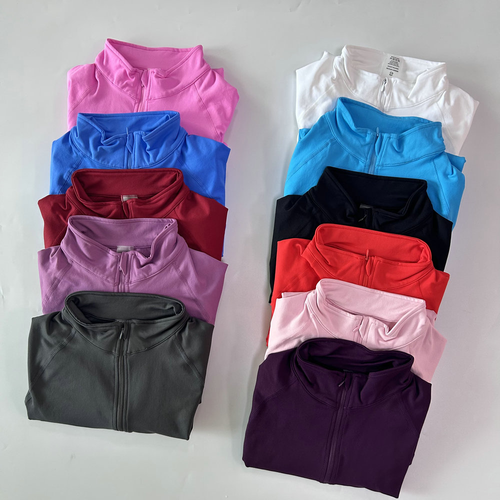 No Logo Yoga Jacket With Half  - Yoga & Fitness With Denise ulasan dan harga