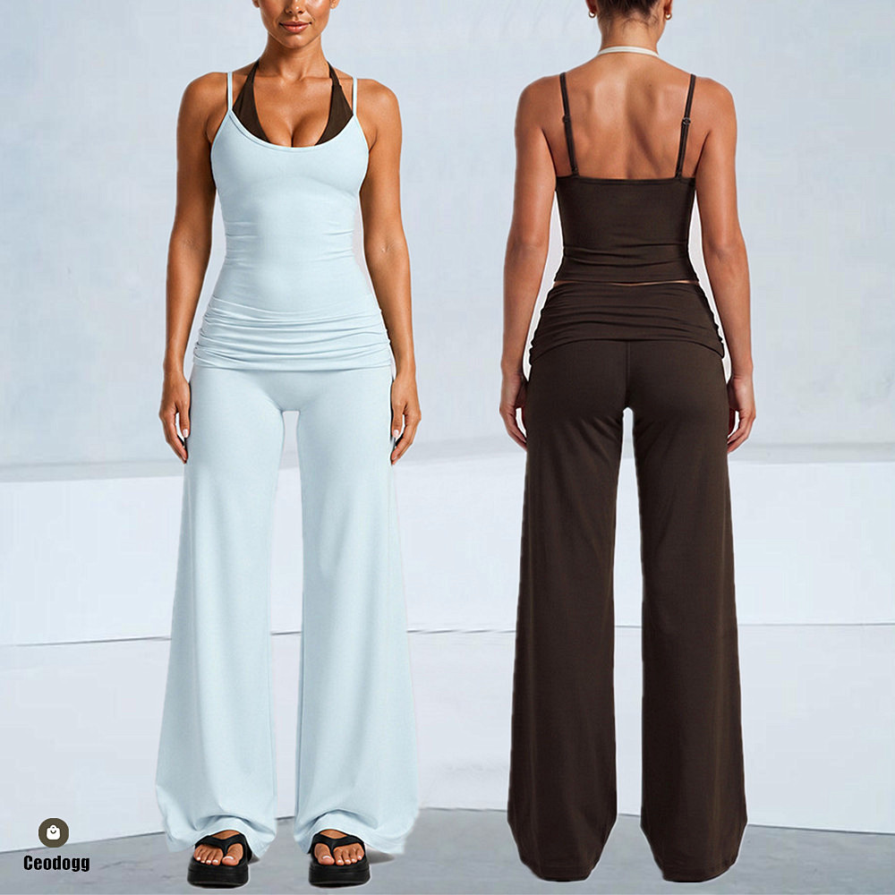 Pad Women Block Dot Halter Dou - Yoga Fitness Tapis ulasan dan harga